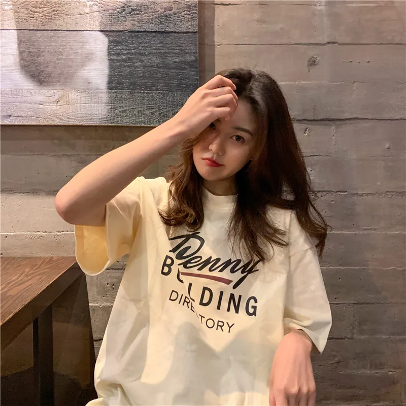  Sleeve Tee Letters Round Casual Tops Short Shirts Tunic Women  Blouse Printing Neck Women's Blouse Woman Shirts Summer Green : 服裝，鞋子和珠寶