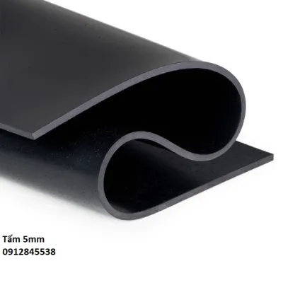 Tấm cao su dày 5mm chịu dầu chịu nhiệt chịu lực làm gioăng trải sàn chống trơn trượt