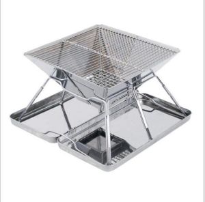 CampBoost Camping Portable BBQ Rack BARBECUE Pit Stainless Steel