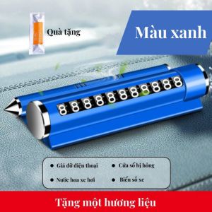 {Tặng Sáp Thơm} Bảng số Điện Thoại Trên ô tô 2in1 Kiêm Búa Phá Kính & Giá Đỡ Điện Thoại Cam Kết Hàng Phân Khúc Cao Cấp.