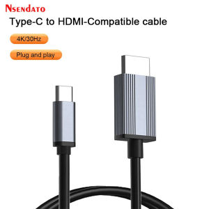 4K L17 USB Type C to HDMI-Compatible Wired Display Screen Sharing TV Dongle Stick Adapter for TV iPhone15 Phone Cable PC Monitor