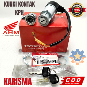 KUNCI KONTAK SET 35010-KPH-900 MOTOR HONDA KARISMA KUALITAS ORISINIL AHM ASLI KONCI GEMBOK KEY SET