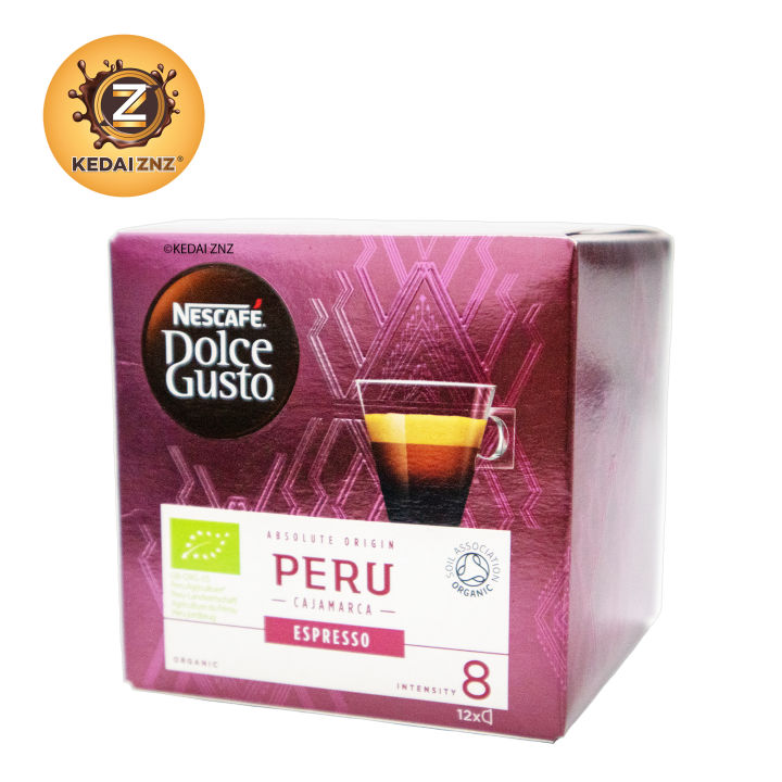 Coffee Nestle NESCAFE Dolce Gusto PERU ESPRESSO (12 Capsules) Box 84g Kopi