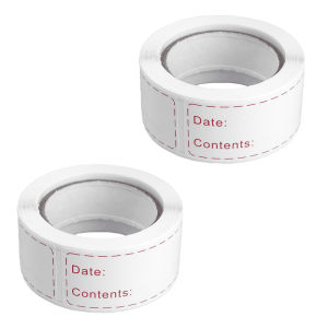 125 cái nhãn dán nhãn miếng dán nhà bếp tủ lạnh tủ đông thực phẩm lưu trữ ngày nội dung nhãn cho túi đựng Jar chai đóng gói