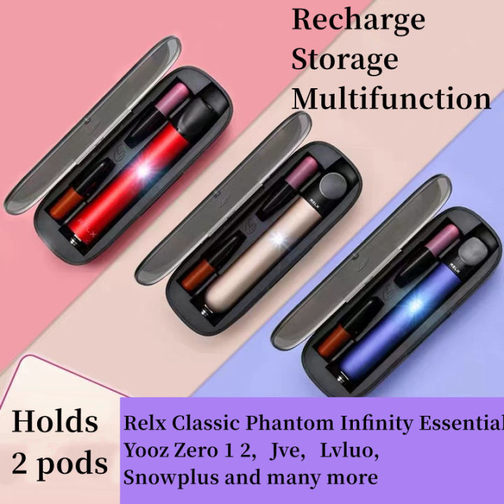 2-in-1 Relxs Pods Magnetic Charger Storage Box for Relx1 Infinity & Essential & Phantom & Classic/Yoooz 1 2/Snow plus/Lvluo/Sp2s and More Charging Case Accessories 1200Mah Battery Capacity - Lazada | ... 2-in-1 Relxs Pods Magnetic Charger Storage Box for Relx1 Infinity & Essential & Phantom & Classic/Yoooz 1 2/Snow plus/Lvluo/Sp2s and More Charging Case Accessories 1200Mah Battery Capacity - Lazada | ...