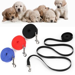 OKDEALS 1.8m 4.5m 6m 10m Solid Color Puppy Kitten Animal Supplies Pet Leash Dog Cat Lead Wire Nylon Rope Walking Harness