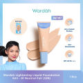 (KEMASAN BARU) WARDAH LIGHTENING LIQUID FOUNDATION 6ML. 