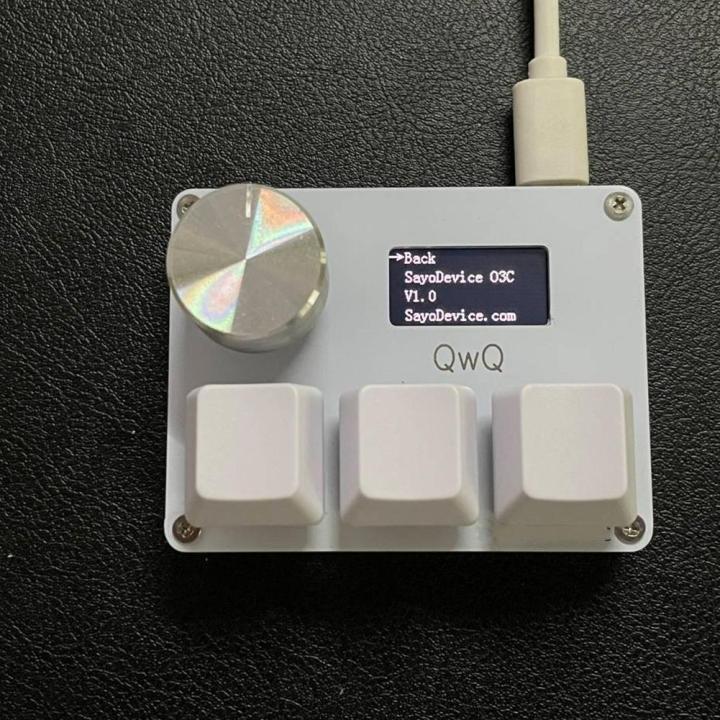 Sayodevice OSU O3C Rapid Trigger Hall Switches Keyboard 3 Key With Knob