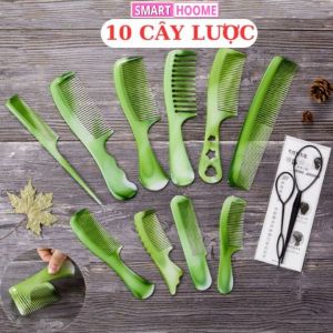 Set 10 Lược Răng ThưaLược Răng Nhỏ Mẫu Mới- Lược chải tóc cắt tóc-SMART HOOME