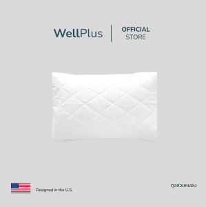 WellPlus  ถุงสวมหมอนกันเปื้อน คลุมหมอน  Hollow  Conjugate