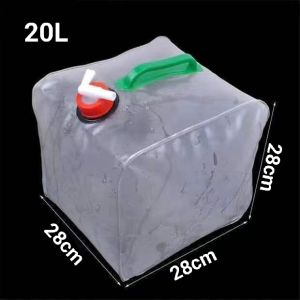 Water Container Pot Tank Folding Bag With Handle Collapsible Drinking Bottle For Outdoor Camping OP