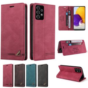For Samsung Galaxy A52S A53 A72 A73 A52 A32 A33 A22 A23 A12 A13 5G Samsung A72 A52 A32 A22 4G Phone Case Business Leather Wallet Card Slots Couples Flip Cover Casing