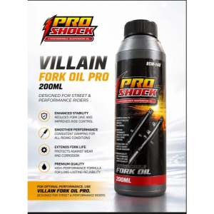Z1 MOTO VILLAIN FORK OIL 200ML (BIGBIKE & SCOOTER/BACK/UNDERBONE)