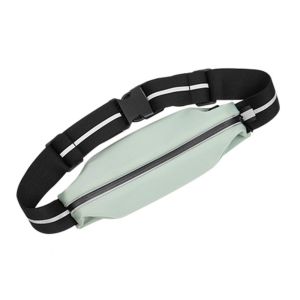 SLWIS สะท้อนแสง กระเป๋าคาดเอวสำหรับวิ่ง ที่วางโทรศัพท์ ไนลอน กระเป๋าคาดเอวกีฬา กระเป๋าคาดเอวสำหรับวิ่ง ความจุขนาดใหญ่ นักวิ่งกีฬา