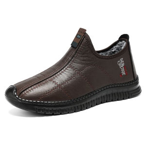 GRAZIA Winter Mens Shoes Thickened Warm Waterproof Anti slip Thick Walking Boots Large 39-46 Mens Shoes