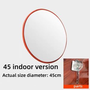 【BOS】45/60/75CM Outdoor Indoor Traffic Wide-Angle Mirror Road Wide-Angle Mirror Convex Spherical Mirror Corner Curved Mirror Concave-Convex High-Speed Wide-Angle Mirror