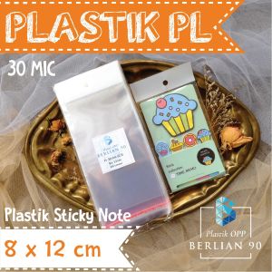 Plastik Display 8x12 Cm isi 100 lembar / Plastik Perlize / Plastik OPP Gantung untuk Kemasan Aksesoris & Snack