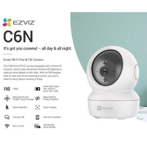 IP Camera Ezviz C6N CCTV Smart Wifi Pan Tilt 1080p 2MP Garansi Resmi 2th