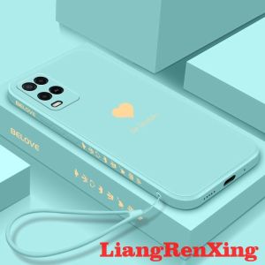 เคส OPPO A54 4G เคสโทรศัพท์ Softcase ซิลิโคนเหลวป้องกันเคสกันกระแทกมือถือเรียบดีไซน์ใหม่มีความสุขกับความรัก FOR LOVE YTAX01