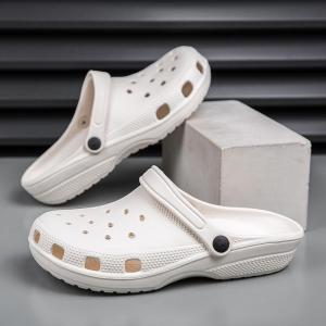 QXshop ส่งไวมาก รองเท้าแตะแฟชั่นแบบสวมสำหรับผู้ชาย ทรงสวยดีไซน์ใหม่ ไซส์ใหญ่ใส่สบายมาก พื้นนิ่มเป็นยางอย่างดี ราคาไม่แรง สั่งเลยก่อนหมด