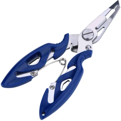 [SG Seller]Stainless Steel Multi-functional Fishing Pliers Line Cutter Remove Hook Tackle Tool Kits Accessories