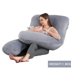 COD Extra Large U/J Shape Maternity Pillow Pregnancy Women Pillow Nursing Pillow Bantal Ibu Mengandung Bantal Menyusu孕妇枕
