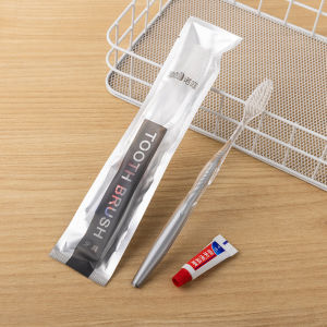 แปรงสีฟันแบบใช้แล้วทิ้งสำหรับโรงแรม ขายส่ง อุปกรณ์อาบน้ำในโรงแรม ชุดแปรงสีฟันขนนุ่มสำหรับบ้านพักและโรงแรม