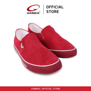GAMBOL แกมโบล SLIP-ON รองเท้าผ้าใบสลิปออนชาย รุ่น GB82087 / GB82087A Size 40-46
