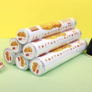 Plastik Wrap Pembungkus Makanan 30cm x 10mtr Food Wrapping Roll Food Grade Plastik Buah Sayur Makanan Food Wrap Clip Roll