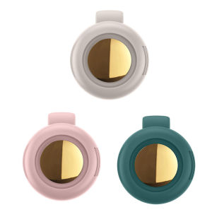 Mini Bladeless Fan Portable Whirlwind Fan USB Rechargeable Lazy Clip-On Waist Fan Neck Fan 360° Wind 3-Speed Adjustment