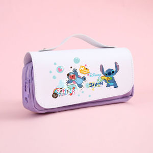 Sanrio Large Pencil Case Kuromi Pencil Bag School Stationery Box Cinnamoroll Melody Multifunctional Zipper Storage Pencil Box