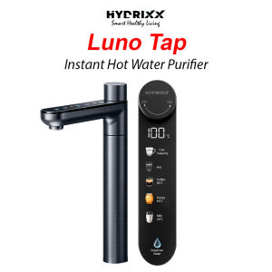 Hydrixx Water Tap Smart Instant Hot Water Purifier Luno Tap with 3in1 Filter Set