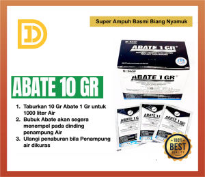 Obat Pembasmi Jentik Nyamuk Abate Original Serbuk Anti Nyamuk Obat Basmi Telur Nyamuk Larva Serangga