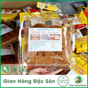 Bánh Phồng Tôm Cà Mau Hộp Kiếng 500G Đặc Sản Miền Tây Vị Ngọt Của Tôm Và Giòn Đặc Trưng - Út Hà Đặc Sản