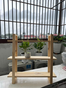 Kệ Trang Trí Gỗ Tự Nhiên 3 Tầng – Tối Giản & Hiện Đại