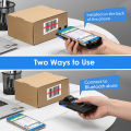 【🔥Local 1~2 days delivery🔥】Eyoyo 2D Barcode Scanner Bluetooth เครื่องสแกนบาร์โค้ด,โทรศัพท์กลับคลิปบน QR Code Scanner,3-In-1 USB & Wireless,แถบชาร์จได้เครื่องอ่านโค้ดสำหรับขายปลีกคลังสินค้าการจัดการคลังสินค้าใช้งานร่วมกับ iPhone,Android,IOS. 