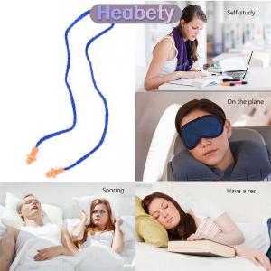 Heabety 10 cái Nút tai có dây silicon mềm nút tai bảo vệ thính giác tái sử dụng mới