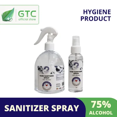 GTC Healthcare OS / OMilla Hand Sanitizer Spray / 100ML & 500ML / 75% Ethanol Kill 99% Bacterial Germs Indoor Outdoor Car Skin Friendly Easy Carry Sanitiser / 欧米拉消毒喷液 方便携带 不会伤害皮肤