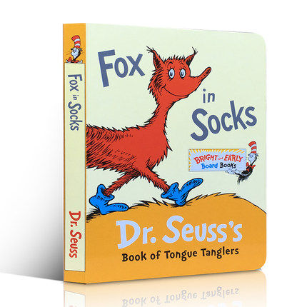 Original Popular Education Books Fox In Socks Dr.Seuss Bright and Early ...