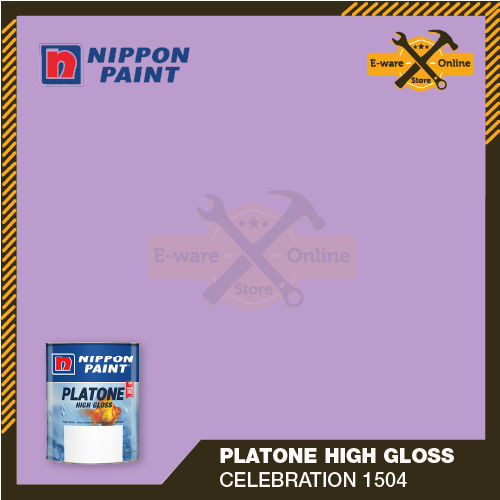 1L Nippon Paint Platone High Gloss For Wood And Metal Paint Wood Paint ...