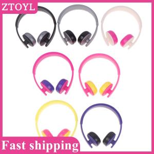 ZTOYL💝 5pcs Mini Headphones Toys Gifts DIY Sunglasses Straw Hat Scarf Jewelry Accessories Decoration
