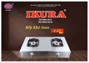 Bếp gas dân dụng 2 lò Inox - Tiện lợi - An toàn