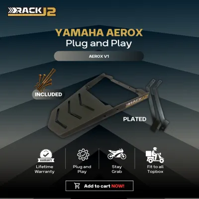 New Yamaha Aerox V1/V2/V3 RackJ2 Monorack Bracket Heavy Duty Lifetime Warranty