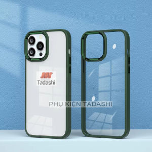 Ốp Lưng Iphone 14/ 14 Pro/ 14 ProMax/ 14 Plus IP 11/ 12/ 13 series Viền Camera KIM LOẠI Mặt Lưng Cứng PC TRONG SUỐT CHỐNG Ố Viền Dẻo TPU