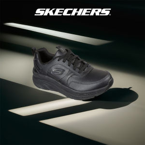 Skechers สเก็ตเชอร์ส รองเท้าผู้หญิง รองเท้าผ้าใบ Women Work DLux Walker Slip Resistant Work Shoes - 108018-BLK Memory Foam Skech-Foam Relaxed Fit Slip Resistant