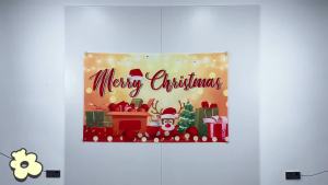 รุ่นใหม่ 2026 ฉากปีใหม่ ผ้าพื้นหลังภาพ ฉากกั้นงานกิจกรรมเด็ก