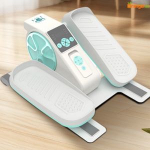 Electric Elliptical With Remote Control Auto & Manual Modes For Home Office Seniors And Leg Training