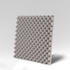 Uniquer 50505cm Self Adhesive Acoustic Foam Panels High Density Wave Shaped Soundproof Foam Comfortable Silent Sound Proof Foam Home