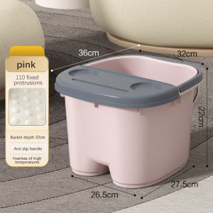 Homenhome เบาะยางเป่าลมเท้าหุ้มฉนวนสำหรับใช้ในครัวเรือนขาสูงและลึก