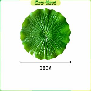 CozyNest Artificial Leaf Lotus leaf Simulation Leaf for Hawaiian Theme Party Decorations garden decoration